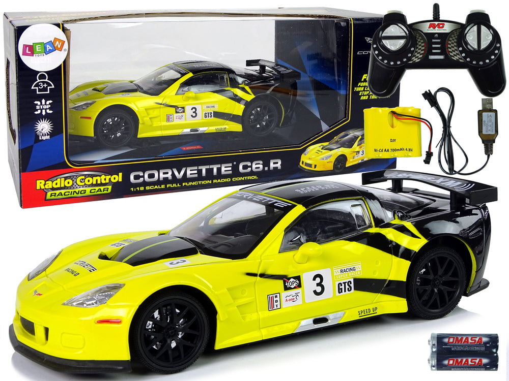 R/C Sportwagen Corvette Ferngesteuert Rennwagen Fahrzeug Spielzeug