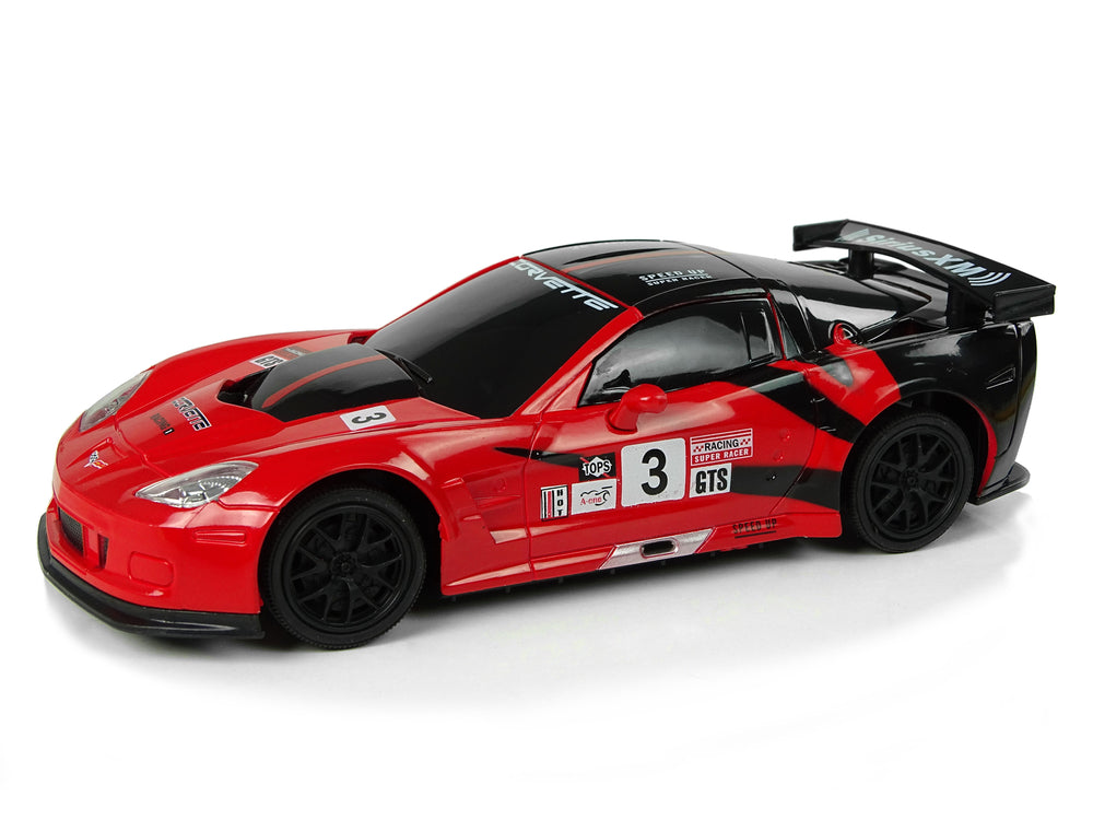 Sportwagen R/C 1:24 Corvette Rote Lichter Schnell Spielzeugauto