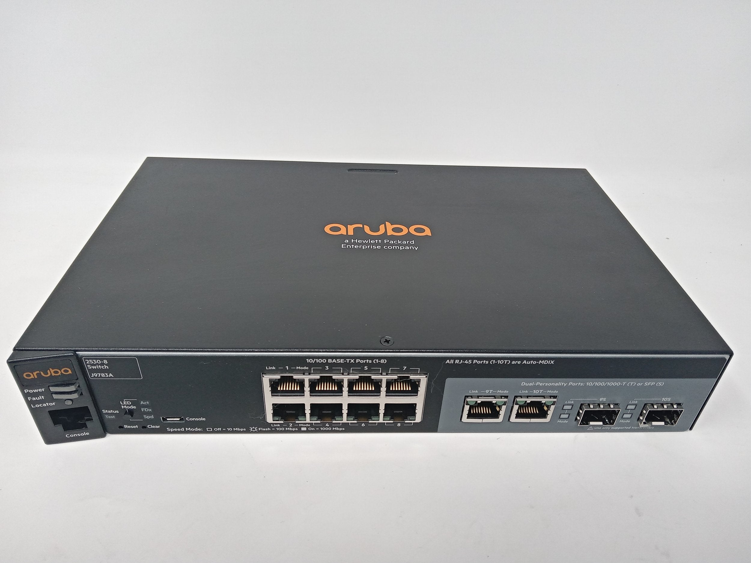 (G1) HP Aruba 2530-8g Managed L2 Fast Ethernet (10/100) 1U Grau