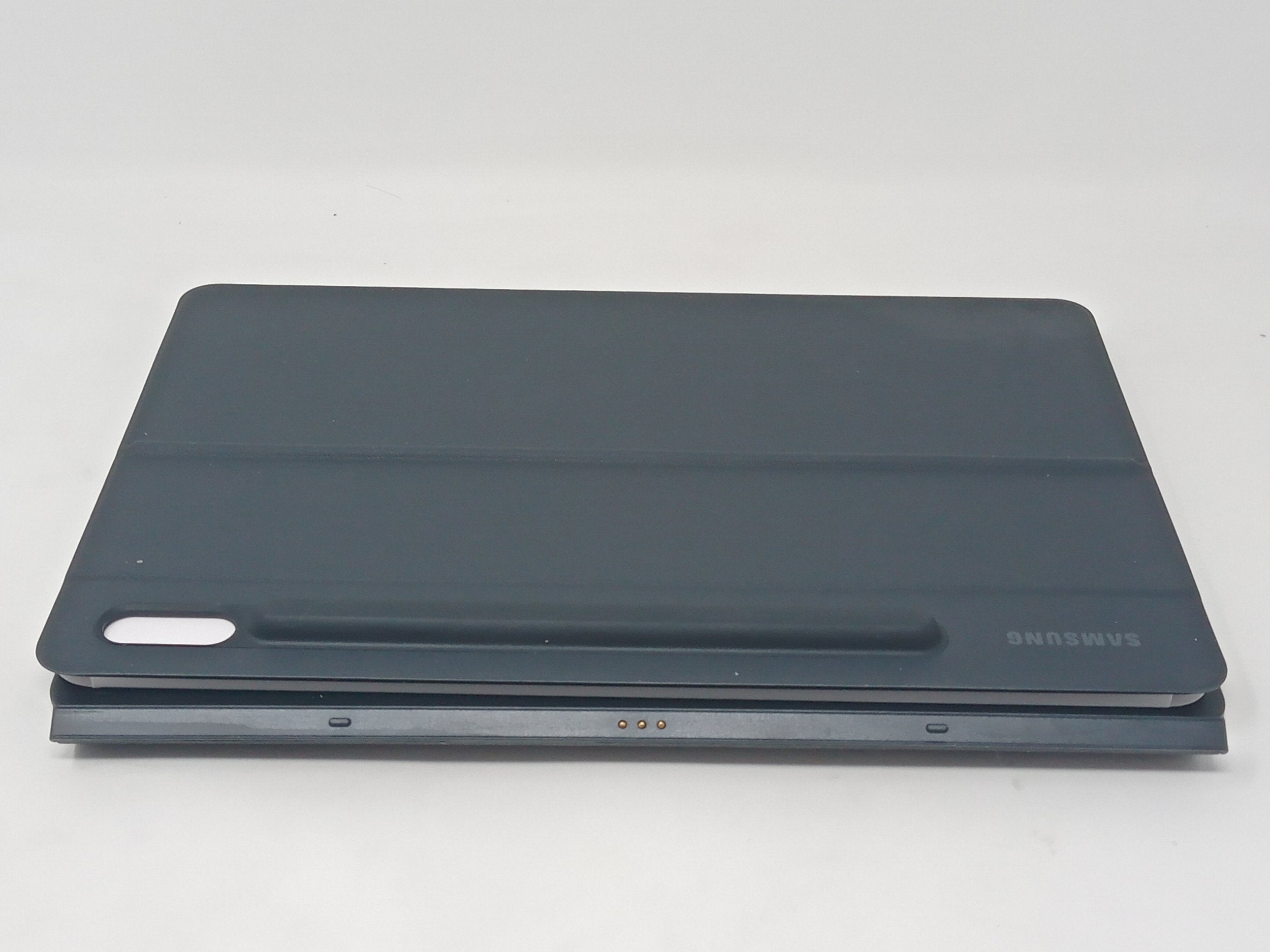 (G1) Samsung Book Cover Keyboard EF-DT870 für das Galaxy Tab S7 EF-DT870BBGGDE, Schwarz