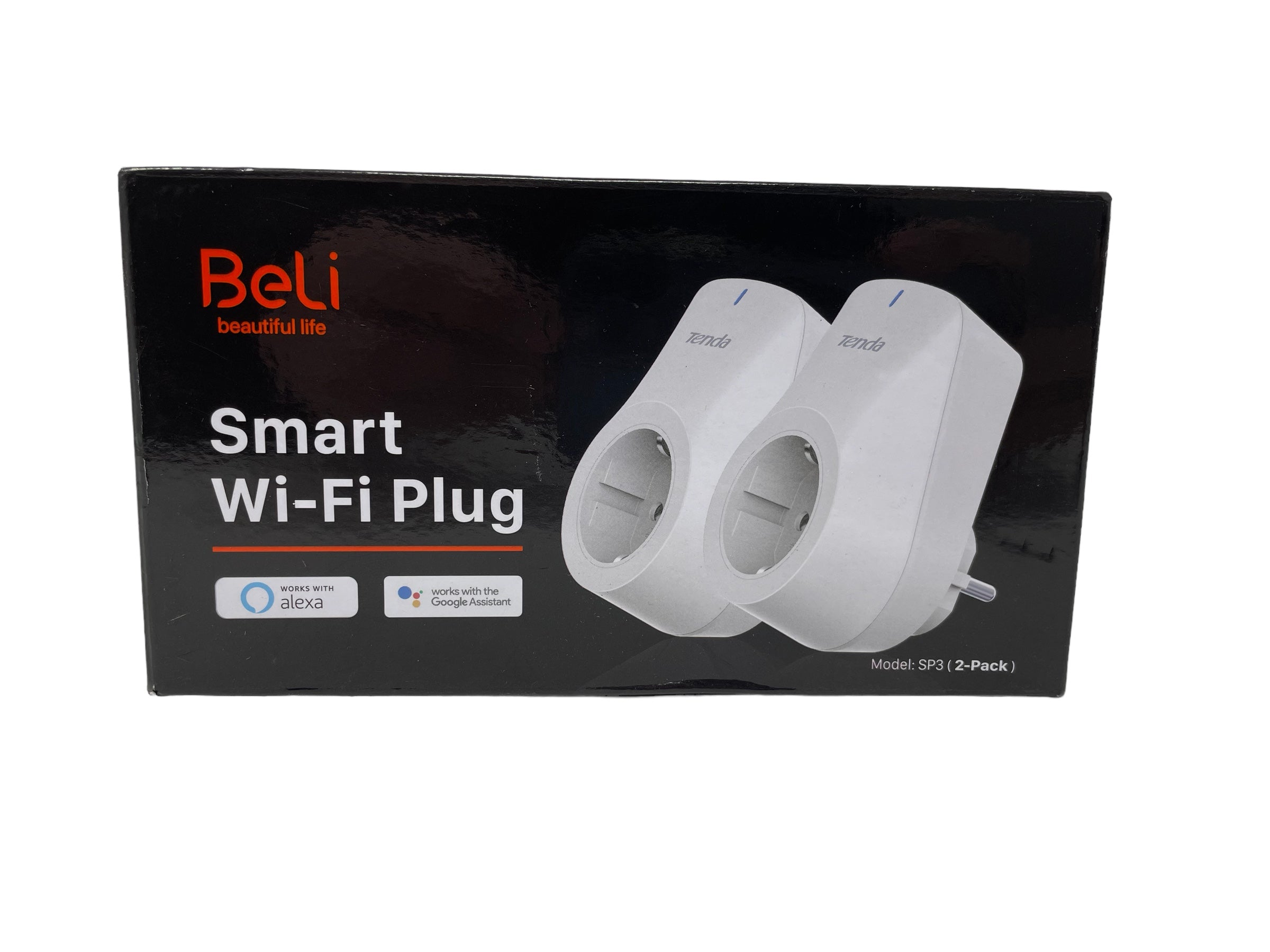 (B1) Tenda Beli SP3 Intelligente Steckdose, 10A smart socket kompatibel mit Alexa& Google Home, App Fernbedienung