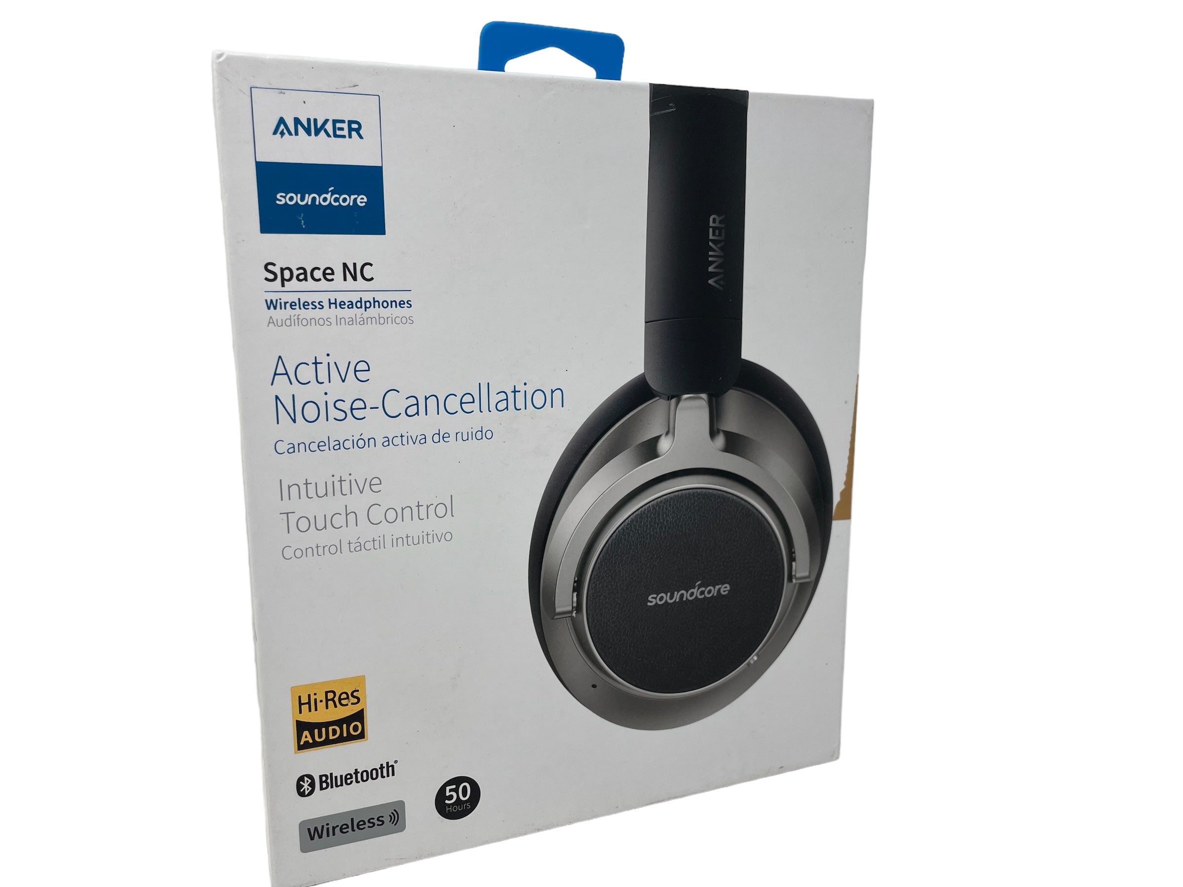 (B) Soundcore Space NC Bluetooth Kopfhörer von Anker, Kabellose Kopfhörer