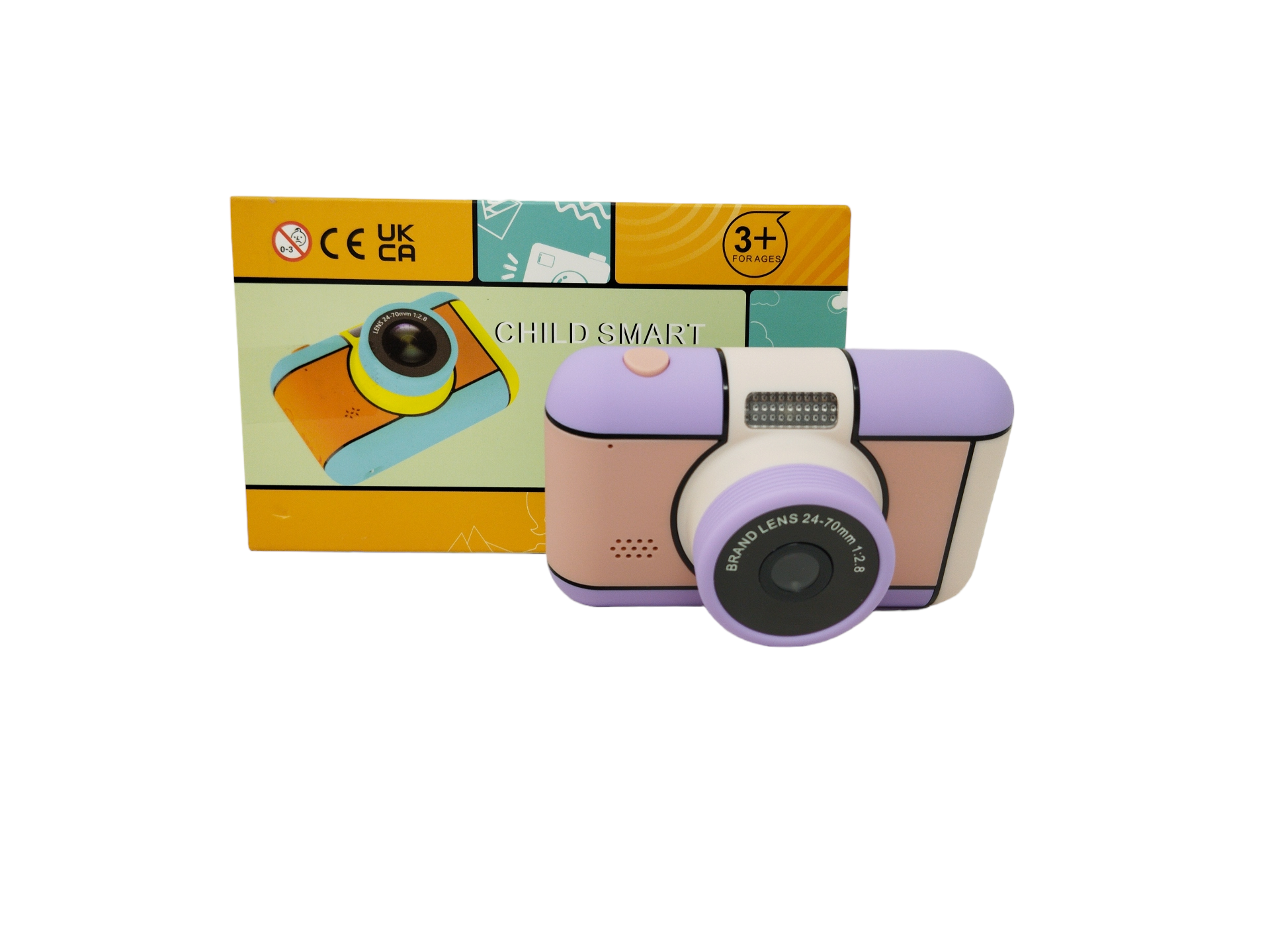 (B) YunLone Kinderkamera DigitalKamera 2,4 Zoll Digital Kamera für Kinder Selfie fotokamera 1080P FHD Video mit 32G Karte, 4X Zoom, Kids camera