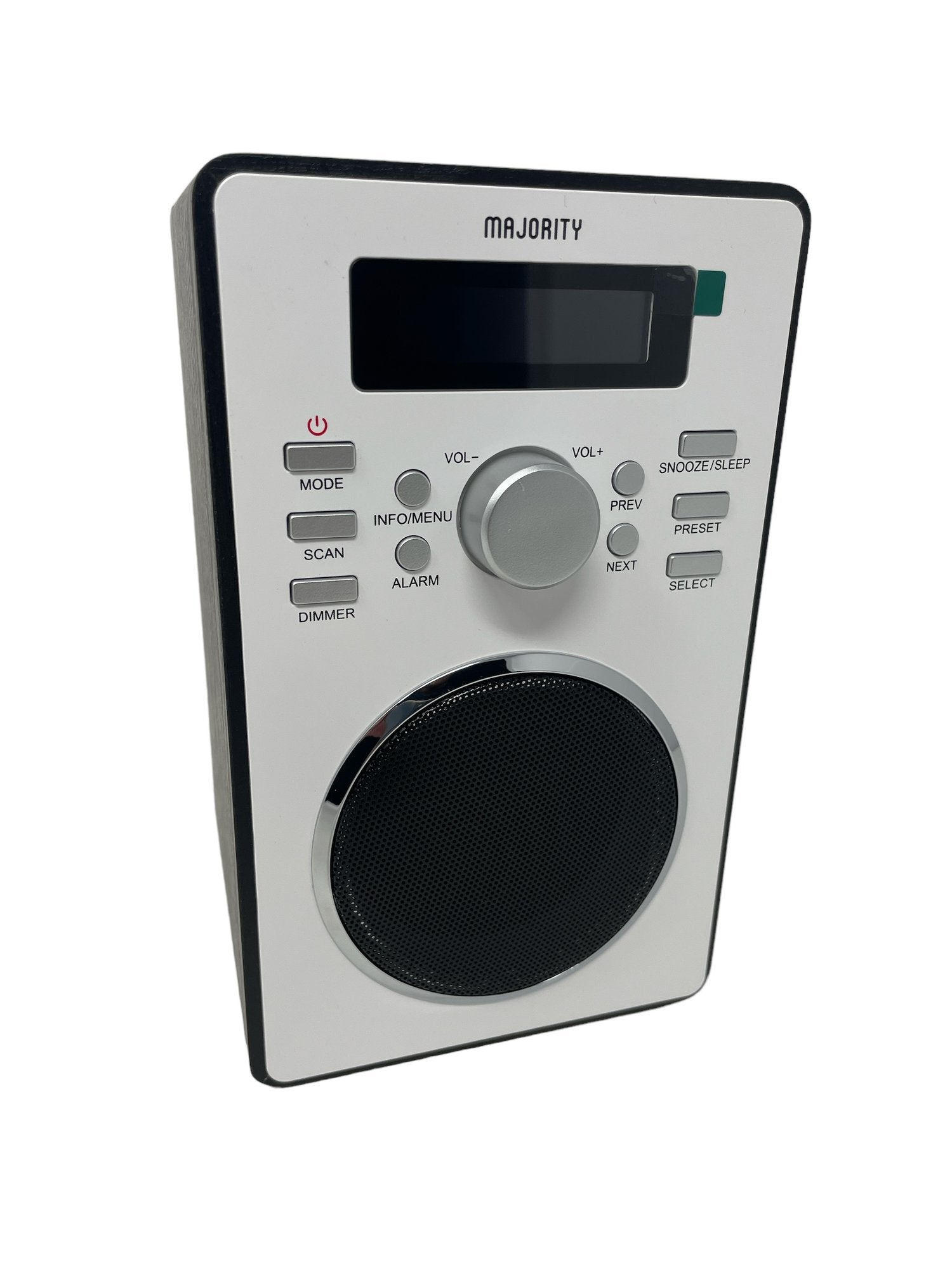 (B) Majority Barton DAB Plus Radio | UKW & DAB Küchenradio | Digitalradio, Wecker, Voreinstellungen, LED Anziege | Radio Klein, Digitalradio Dab Plus