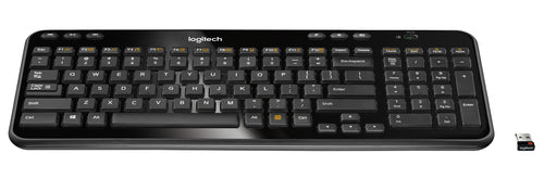 (G1) Logitech K360 Kompakte, Kabellose Tastatur für Windows, 2,4 GHz kabellos