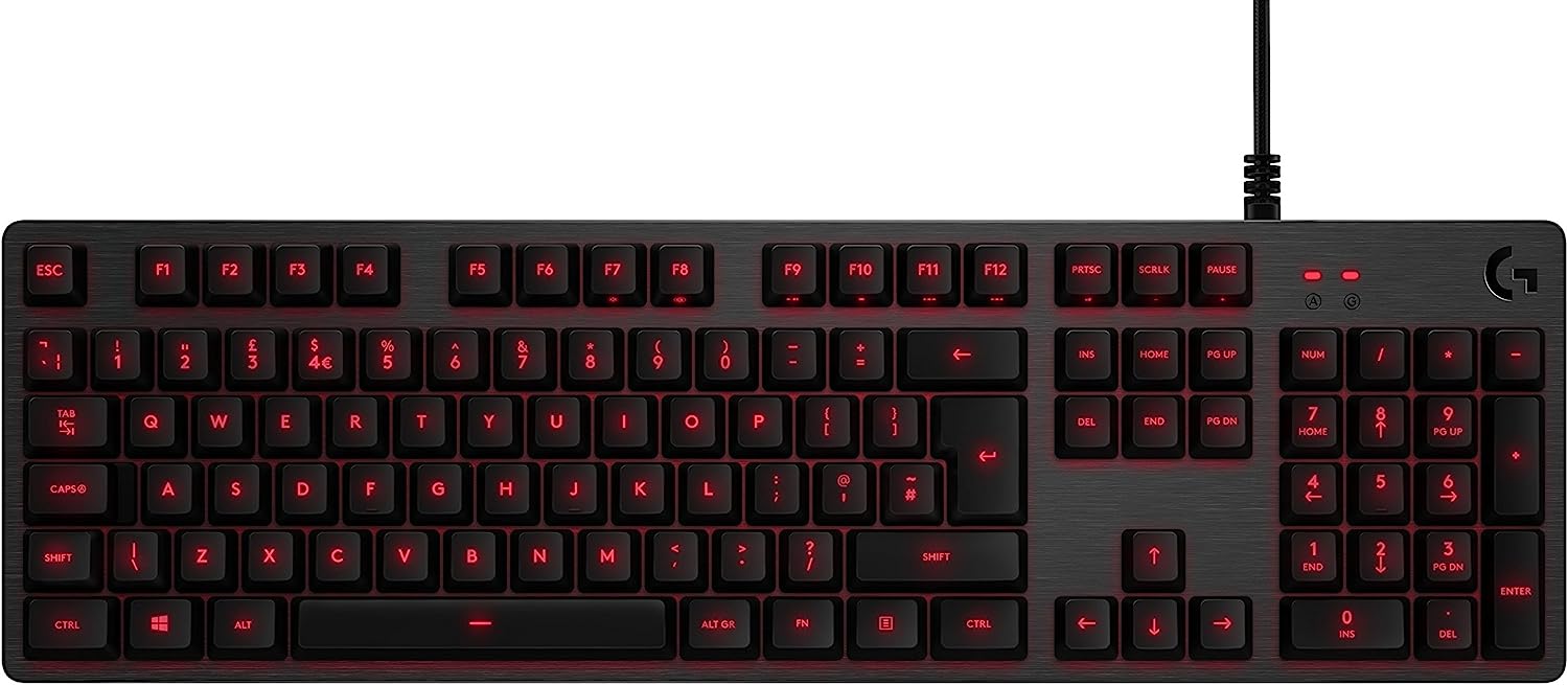 (G1) Logitech G413 Mechanische Gaming-Tastatur, Taktile Romer-G Switches