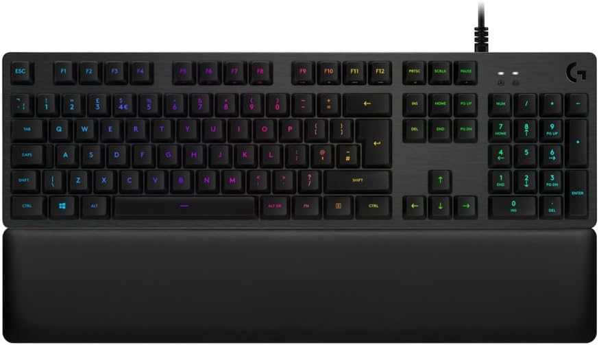 (G1) Logitech G513 Mechanische Gaming-Tastatur, Romer-G Tactile Switches IT QWERTY