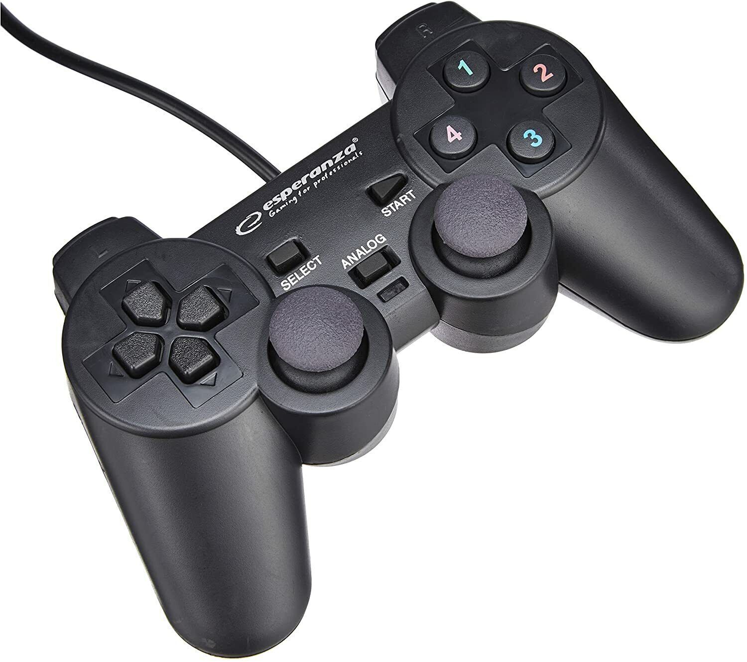 Wired Joypad Gamepad Controller Joystick Controller with Vibration for PC