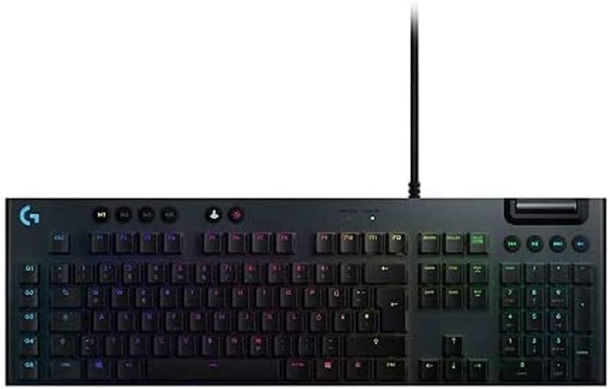 (G3) Logitech G815 mechanische Gaming-Tastatur, Linear GL-Tasten-Switch mit flachem Profil