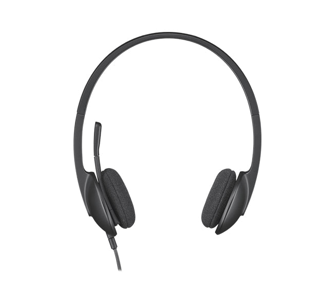 (C) Logitech H340 Kopfhörer mit Mikrofon, Stereo-Headset, Verstellbares Mikrofon