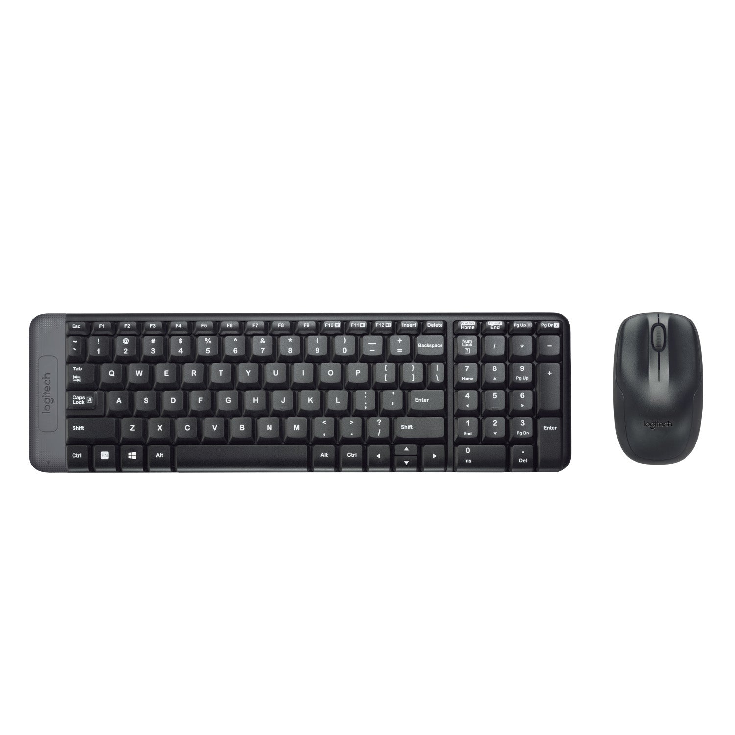 (G2) Logitech MK220 Kompaktes, Kabelloses Set mit Tastatur und Maus für Windows, IT QWERTY