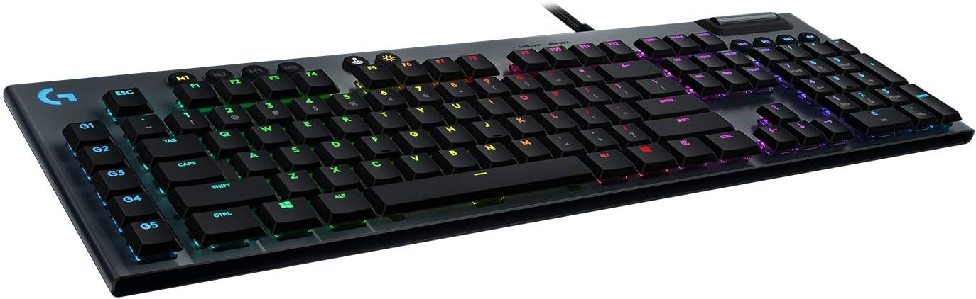 (G1) Logitech G G815 LIGHTSYNC RGB Mechanical Gaming Keyboard GL Clicky Tastatur USB FR AZERTY