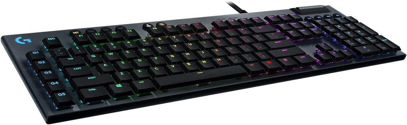 (C) Logitech G815 mechanische Gaming-Tastatur, Taktiler GL-Tasten-Switch mit flachem Profil FR AZERTY