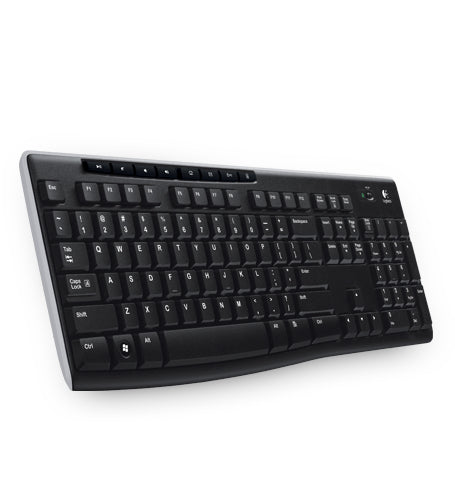 (G1) Logitech K270 Kabellose Tastatur für Windows, Französisches AZERTY-Layout Schwarz