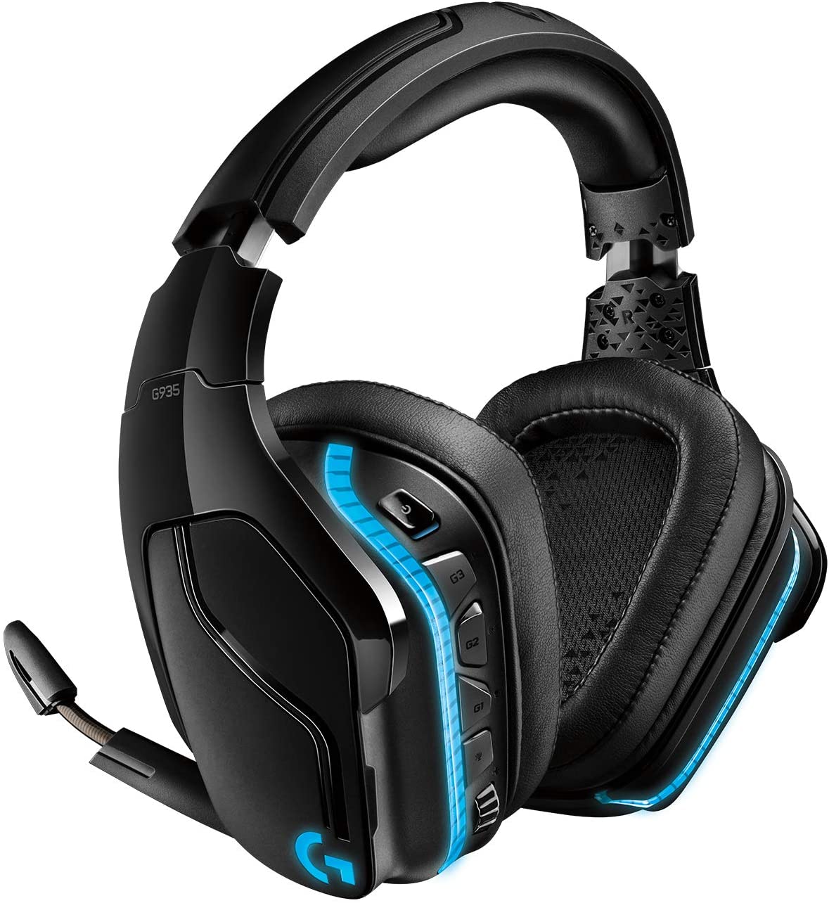 (G8) Logitech G935 kabelloses Gaming-Headset 7.1 Surround Sound, DTS