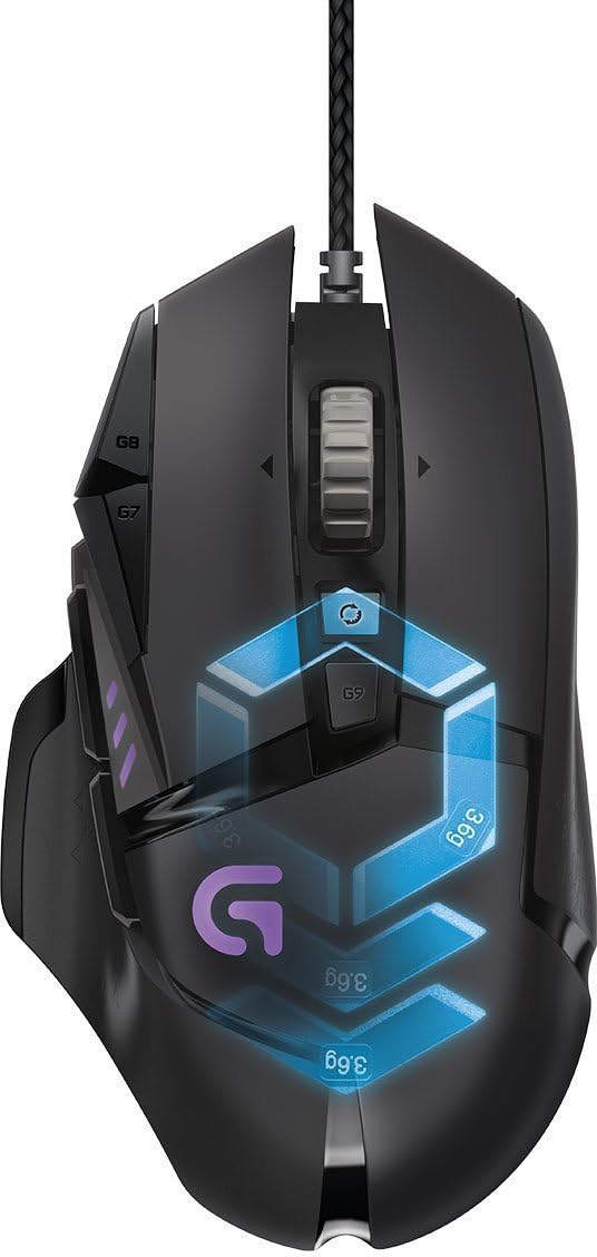 (G1) Logitech Proteus Spectrum Gaming-Maus + Logitech G240 Gaming Mauspad