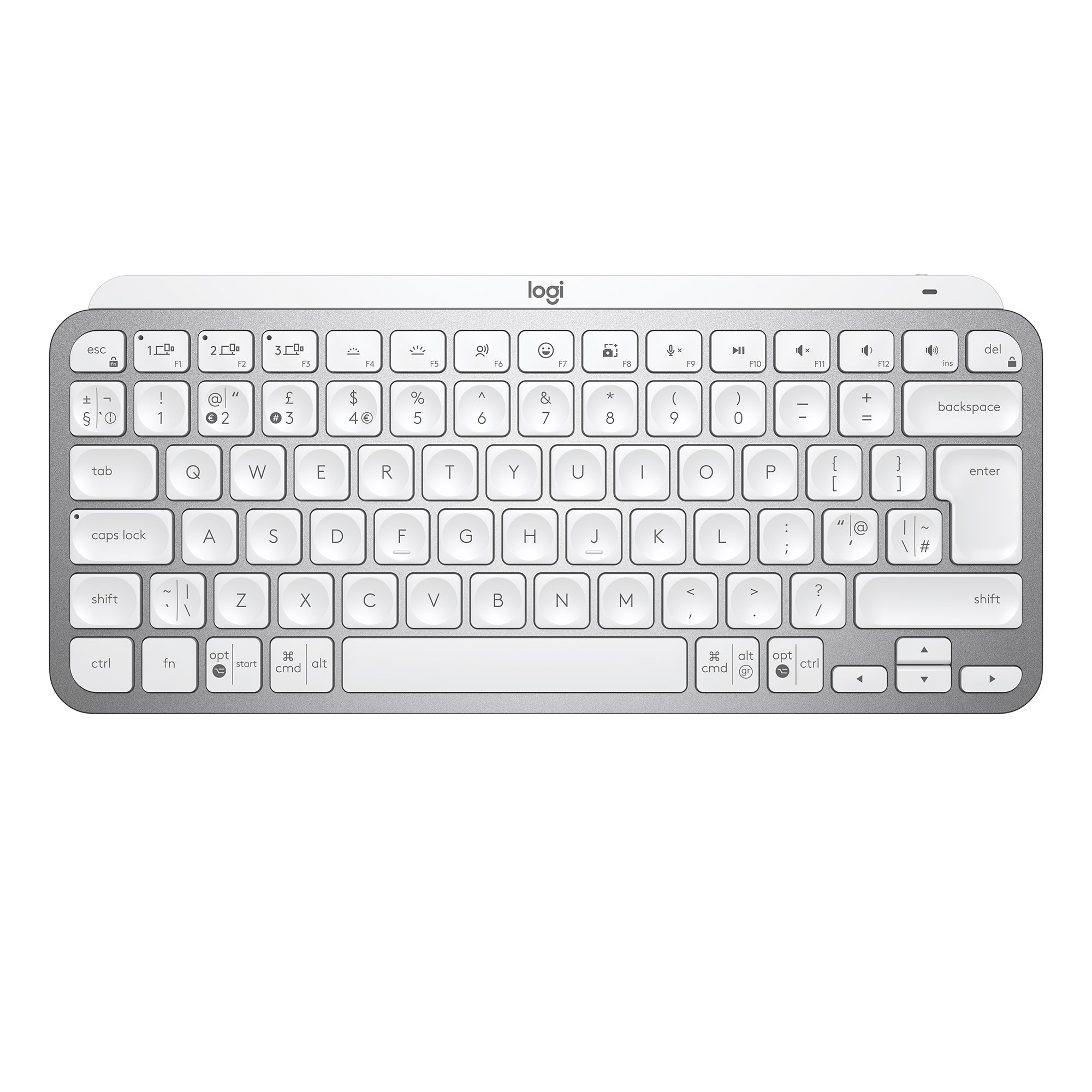 (C) Logitech MX Keys Mini Minimalist Wireless Illuminated Keyboard US QWERTY