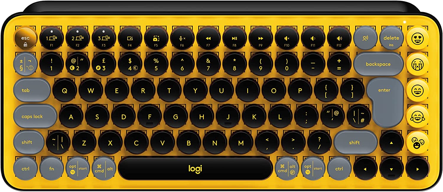 (G1) Logitech POP Keys Mechanische kabellose Tastatur SKN QWERTY