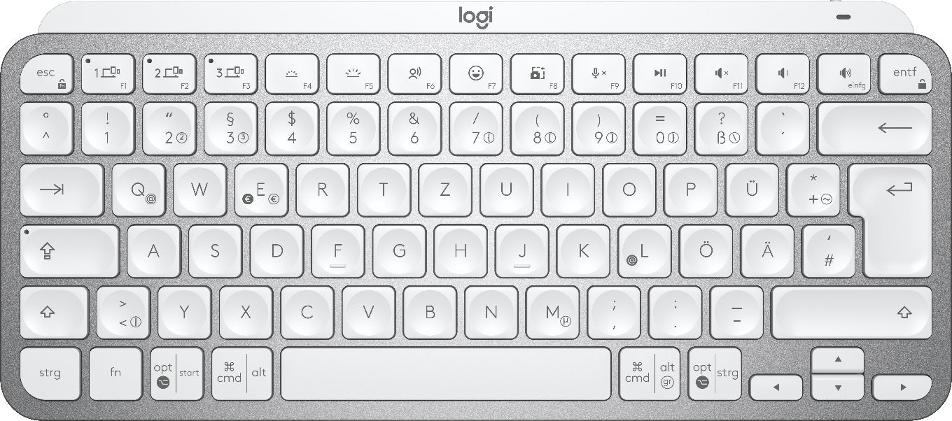 (C) Logitech MX Keys Mini Kabellose Tastatur Bluetooth DE QWERTZ