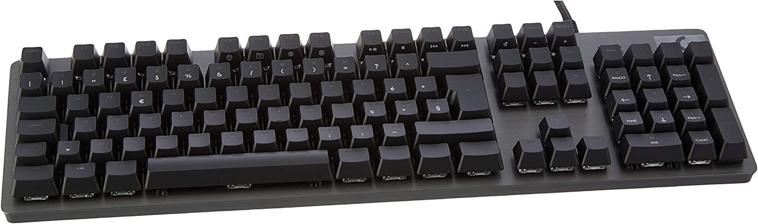 (G1) Logitech G512 mechanische Gaming-Tastatur, GX-Brown Taktile Switches IT QWERTY