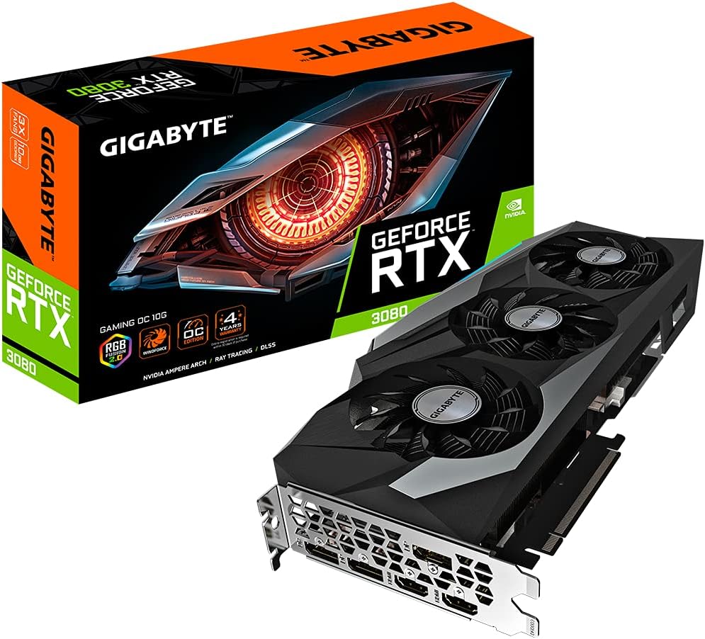 (G1) Gigabyte GeForce RTX 3080 Gaming OC LHR 10GB GV-N3080GAMING OC-10GD V2