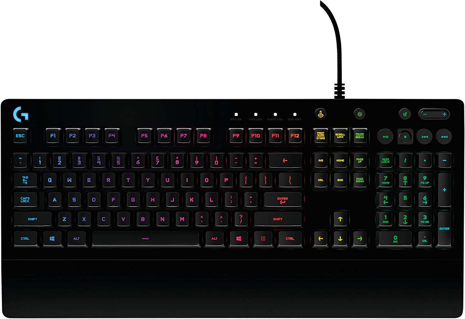 (C) Logitech G213 Prodigy Gaming-Tastatur, RGB-Beleuchtung, Programmierbare G-Tasten QWERTY