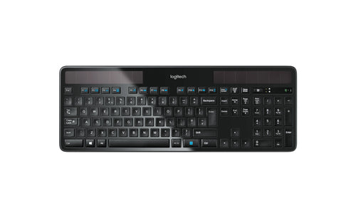 (C) Logitech K750 Kabellose Solar Tastatur für Windows, 2,4 GHz kabellos mit USB-Unifying-Empfänger