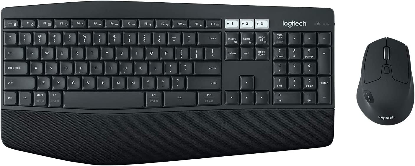 (G2)  Logitech MK850 Performance Kabelloses Tastatur-Maus-Set, Bluetooth & 2.4 GHz US QWERTY