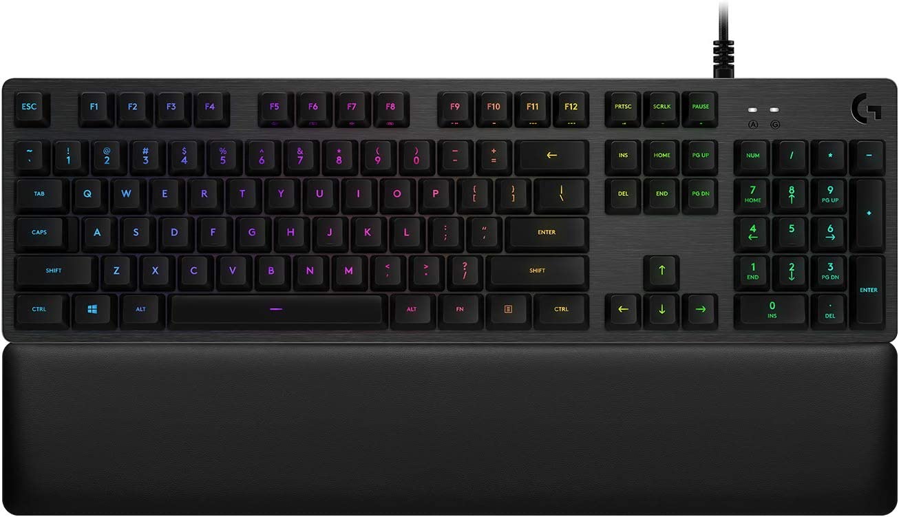 (G1) Logitech G513 mechanische Gaming-Tastatur, GX-Brown Taktile Switches