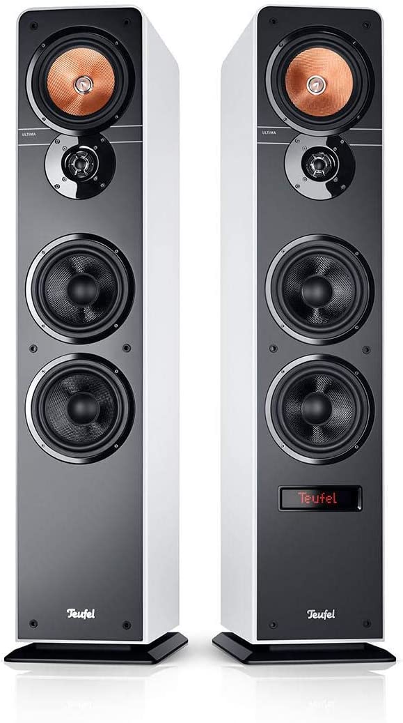 (C) Teufel Ultima 40 Aktiv Lautsprecher Stereo Lautsprecher Musik Sound Hochtöner Mitteltöner Bass Speaker High End HiFi