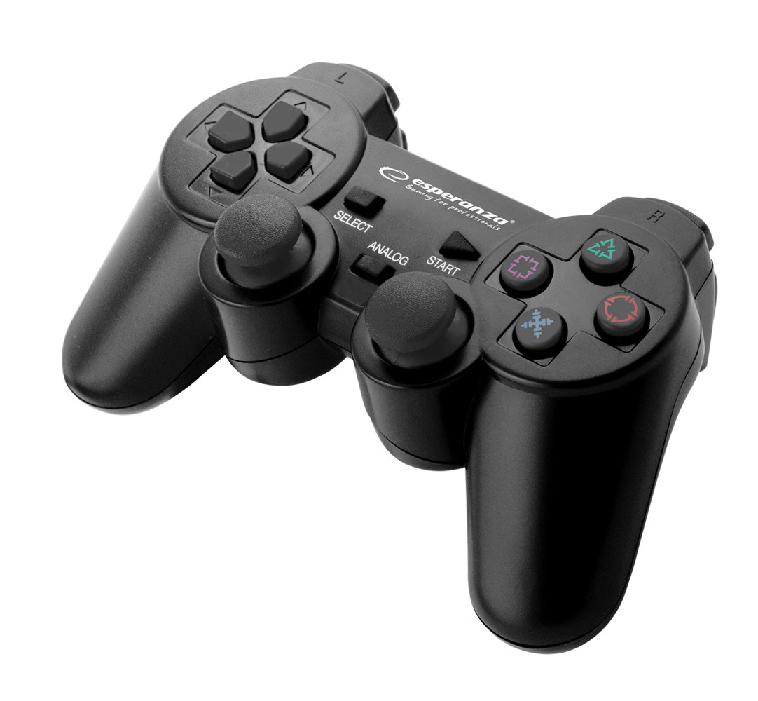 Joypad con cable Gamepad Controller Joystick Controller con vibración para PC PS3