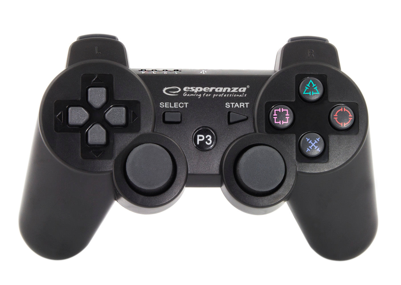 Bluetooth Gamepad Controller Joystick Joypad mit Vibration Wireless Kabellos für PS3 Playstation 3