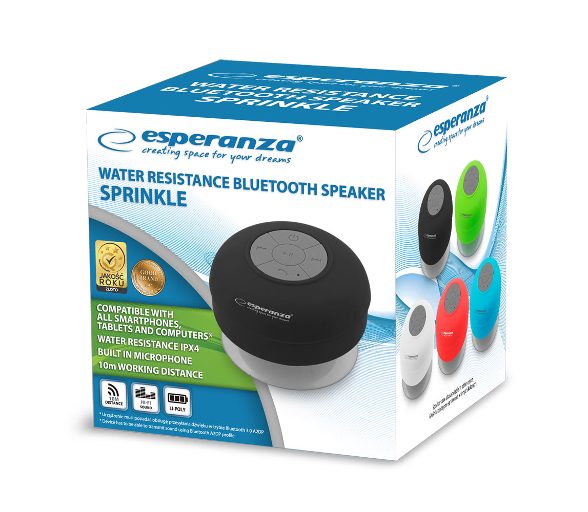 Bluetooth sound box speaker sound station music box with FM radio MP3 SD USB IPX4 waterproof