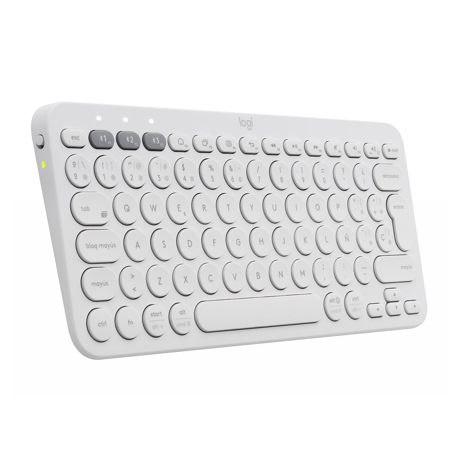 (G1) Logitech K380 Kabellose Bluetooth-Tastatur, Multi-Device & Easy-Switch Feature ES QWERTY