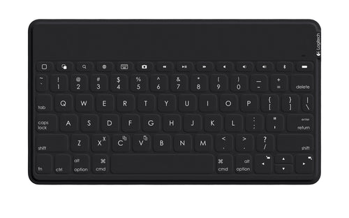 (B1) Logitech Keys-to-Go Wireless Tablet Keyboard, Bluetooth, iOS Hotkeys, Ultralight and Silent