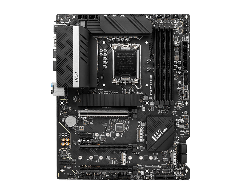 (G1) MSI PRO Z690-A DDR4 Mainboard ATX, supports 12th generation Intel Core processors, LGA 1700